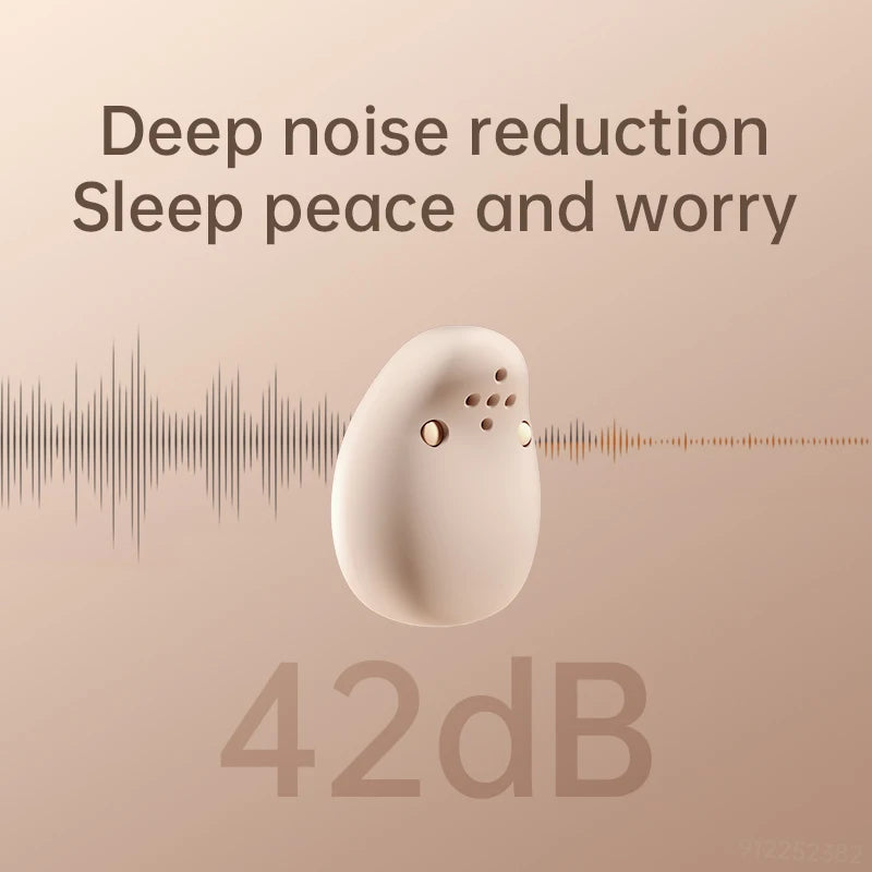 Tidesmit Wireless Sleep Earbuds - Compact Active Noise Cancelling TWS Tidesmit