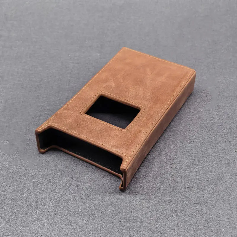 iBasso PB6 Leather Case – Custom Handmade Slim Fit Shock-Absorbing Cover Tidesmit