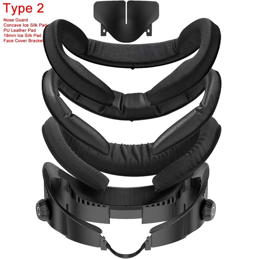 Meta Quest 3 Facial Interface Ice Silk Pad - Breathable VR Accessory Type 2 Tidesmit