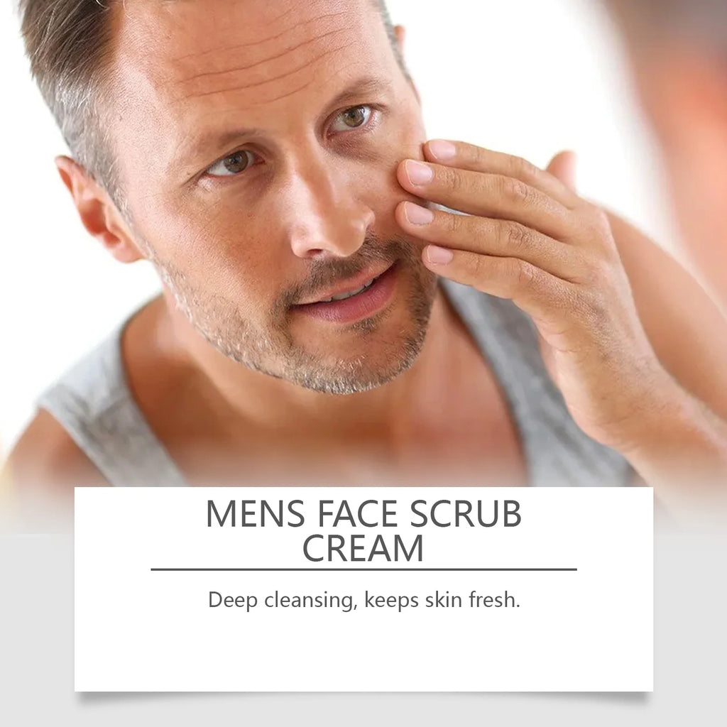 Men Face Oil Control Scrub | Deep Pore Exfoliator | 100ml Tidesmit Scrubs Treatments Tidesmit