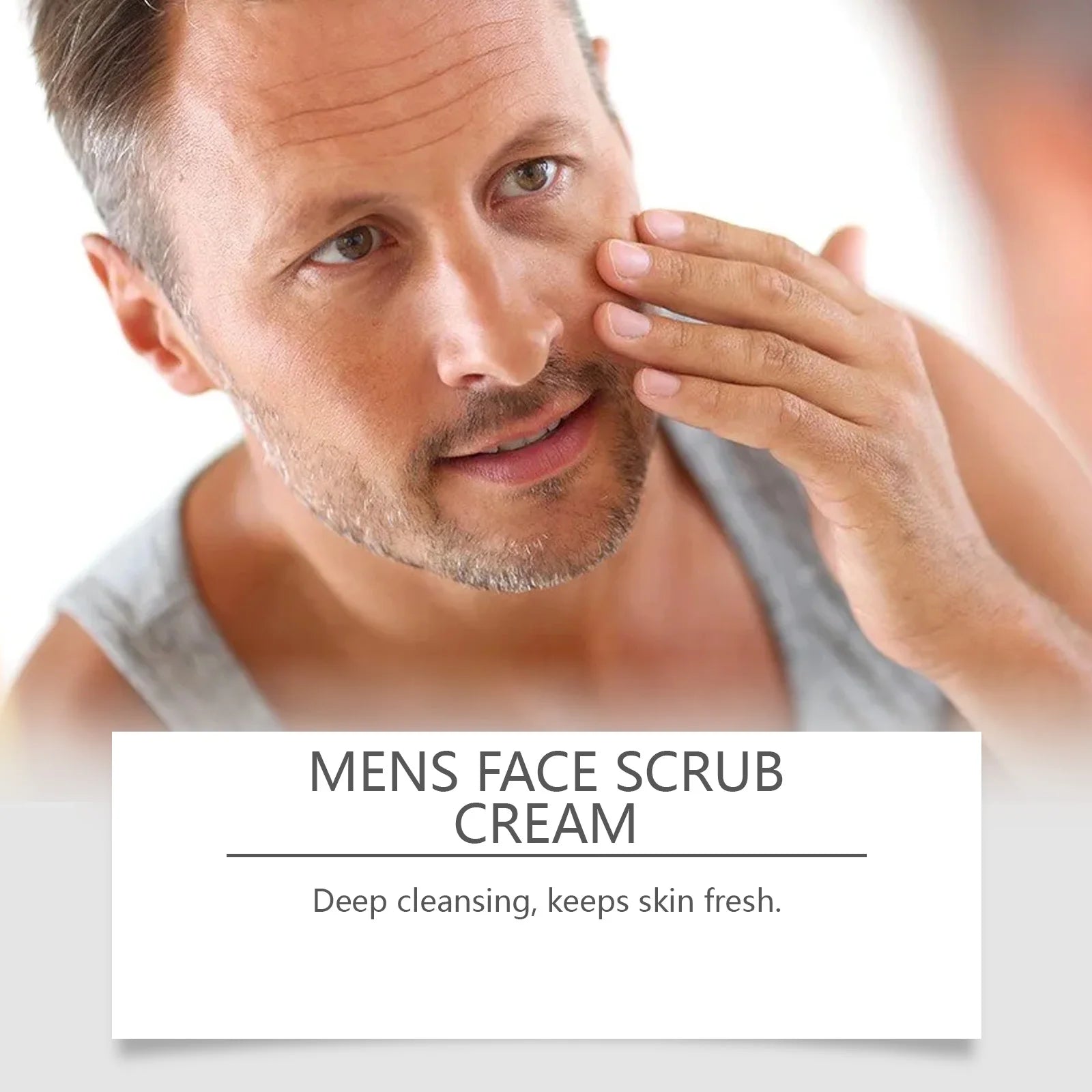 Men Face Oil Control Scrub | Deep Pore Exfoliator | 100ml Tidesmit Scrubs Treatments Tidesmit