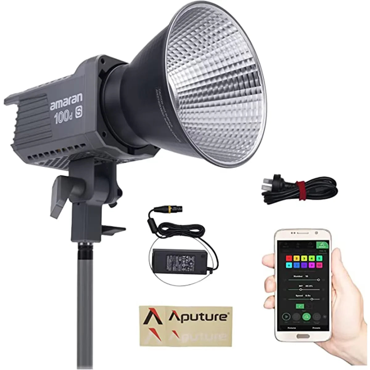 Amaran COB LED Video Light: Pro Bicolor Studio Lamp for Content Creation amaran 100d-s Tidesmit
