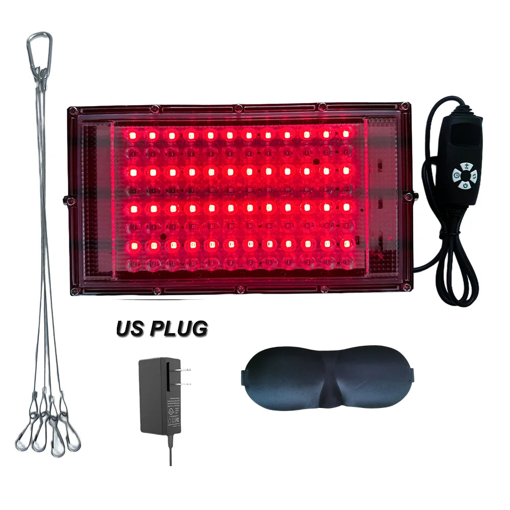 660nm&850nmRed Light Therapy Lamp LED Infrared Light Therapy Near Infrared Light Device Full Body Pain Relief Skin Care Device