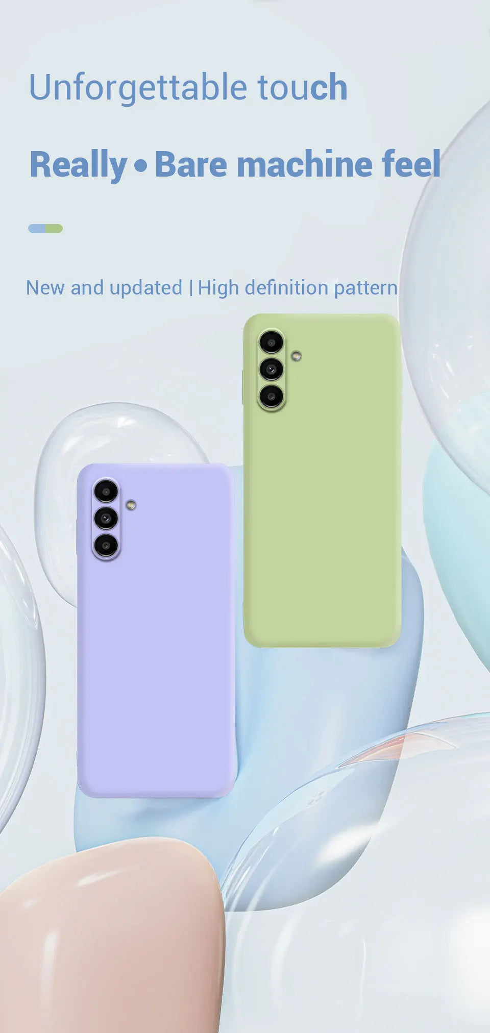 Samsung Galaxy A55 Silicone Case - Slim Shock-Absorbing Cover Tidesmit