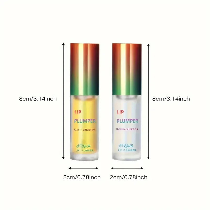 Ginger And Mint Lip Plumper Oil - Hydrating Volumizing Serum for Full Lips Lip Care Tidesmit