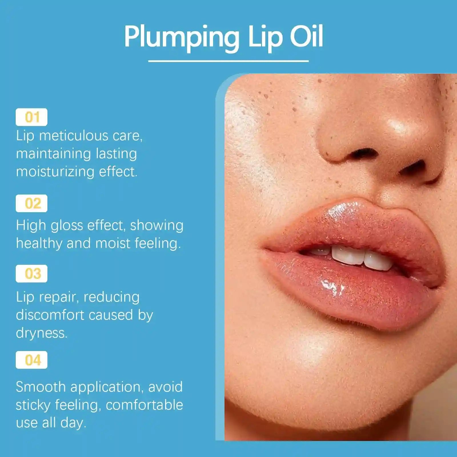 Lip Plumper Serum | Volumizing Lip Treatment for Hydrated Lips Lip Care Tidesmit