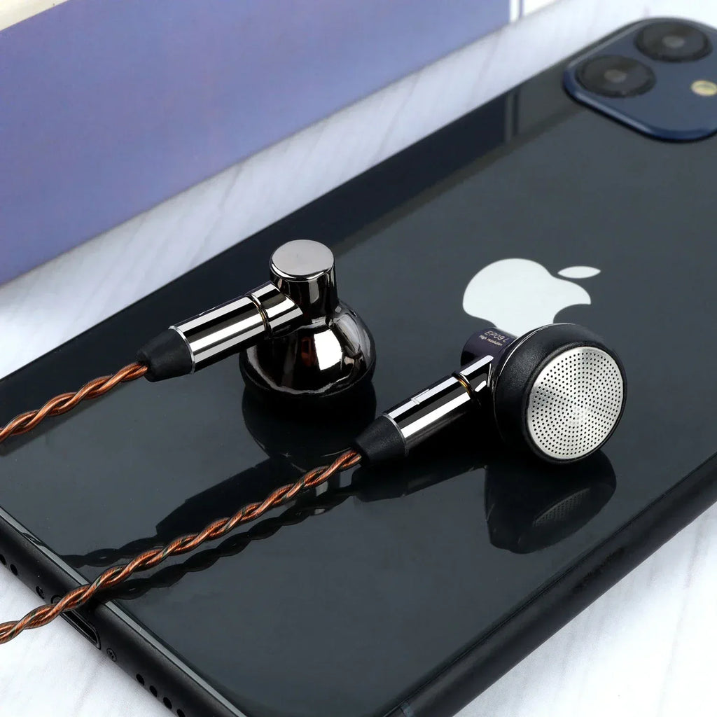 HiFi Wired Earbuds 15.4mm Flat-Head with Mic - Tidesmit EP09 Tidesmit