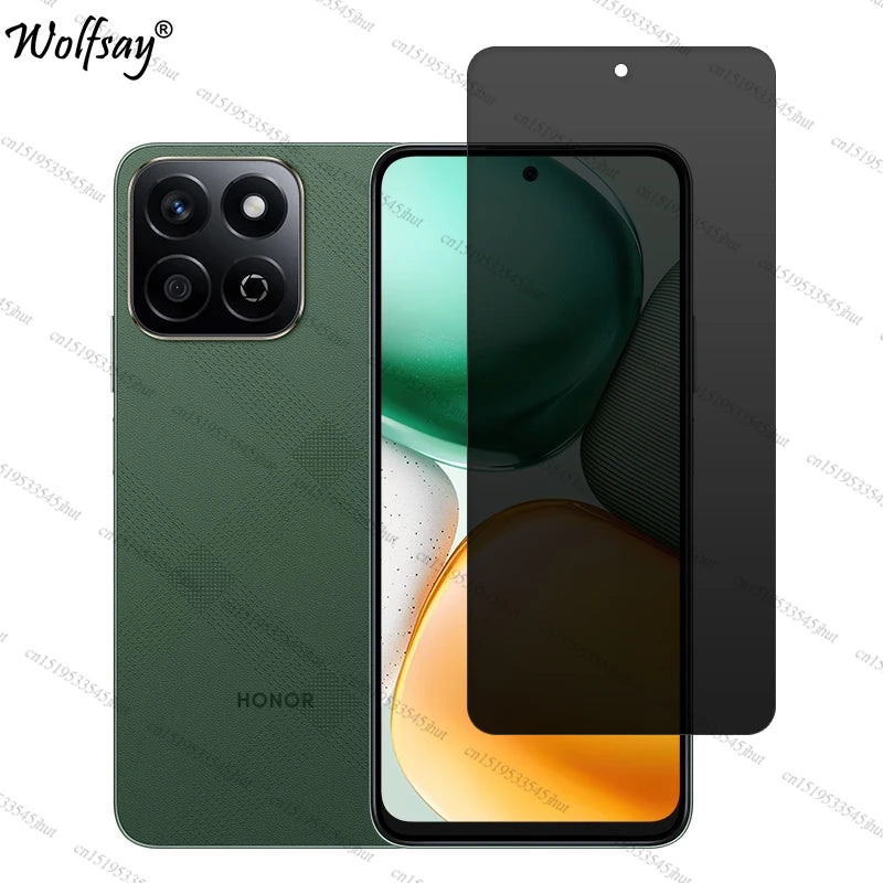 Privacy Screen Protector For Honor X7c 5G Anti-Spy Tempered Glass For Honor X7c 5G Camera Lens Film Glass For Honor X7c 5G Glass AE Tidesmit