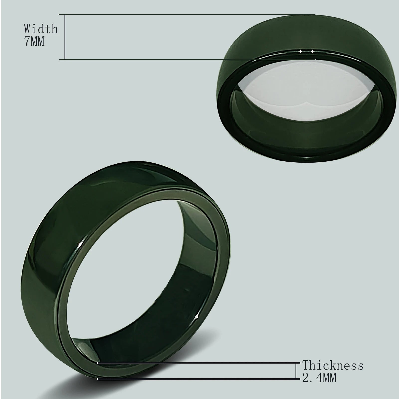 Tesla Smart NFC Health Ring - Heart Rate & Blood Oxygen Monitor Tidesmit