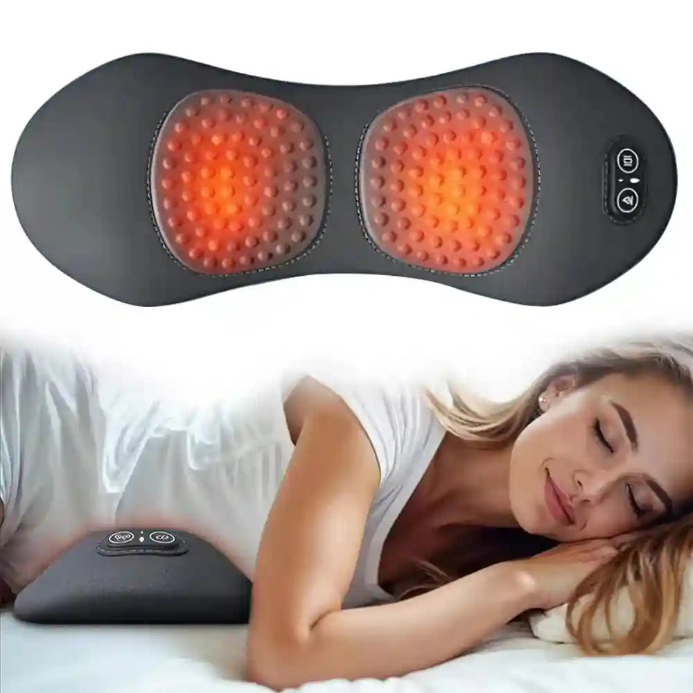 Back Massager with Heat and Vibration for Pain Relief - Tidesmit Relaxation Treatment Tidesmit