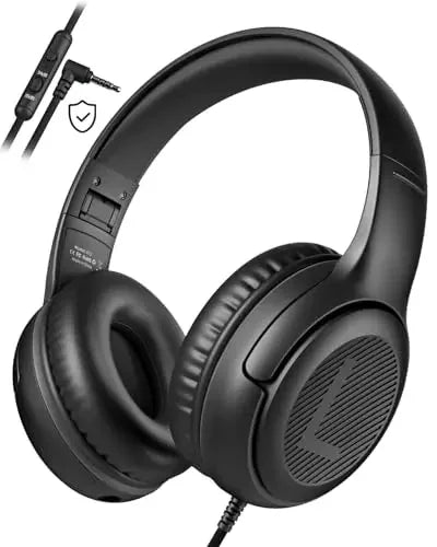 Gaming Headphones with Mic and Surround Sound - Comfortable Over-Ear Design Black Tidesmit