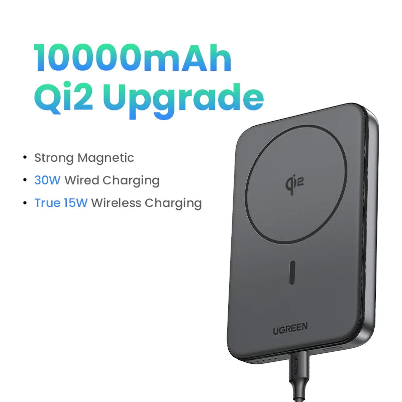 10000mAh Magnetic Power Bank 30W PD Fast Charger for iPhone Qi2 15W PD30W 10000mAh Tidesmit