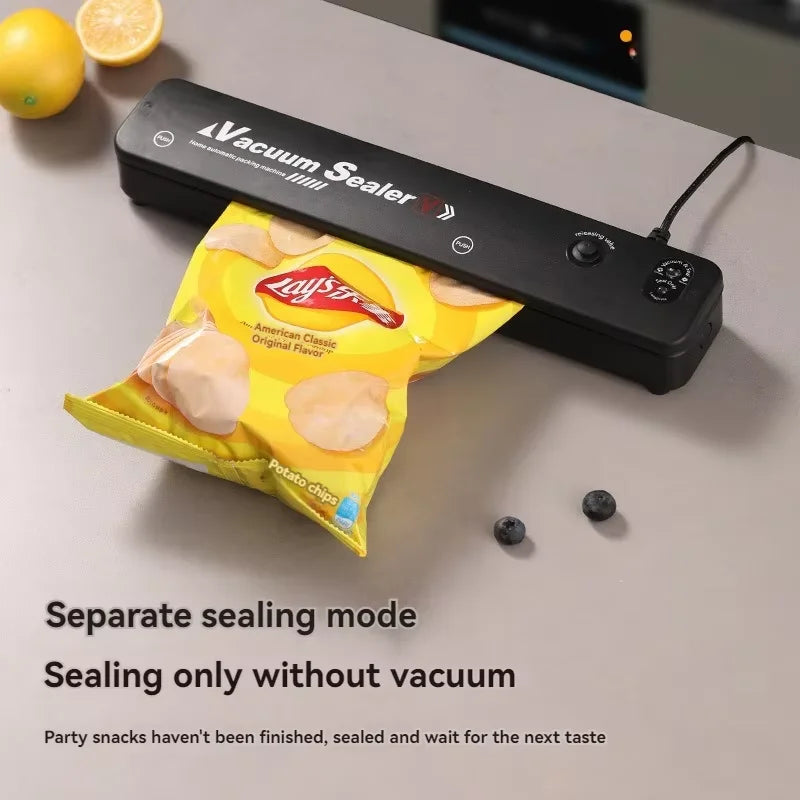 Vacuum sealing machine small food packaging machine fully automatic sealing cooked food compression plastic sealing machine