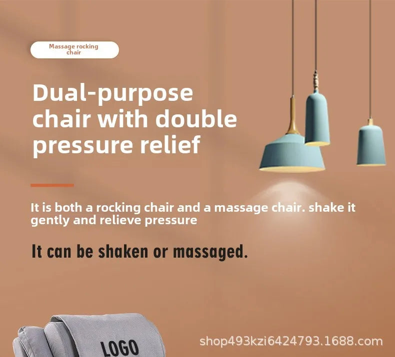 Massage Rocking Chair with Heat Therapy and Electric Reclining - Tidesmit Massage Chairs Tidesmit