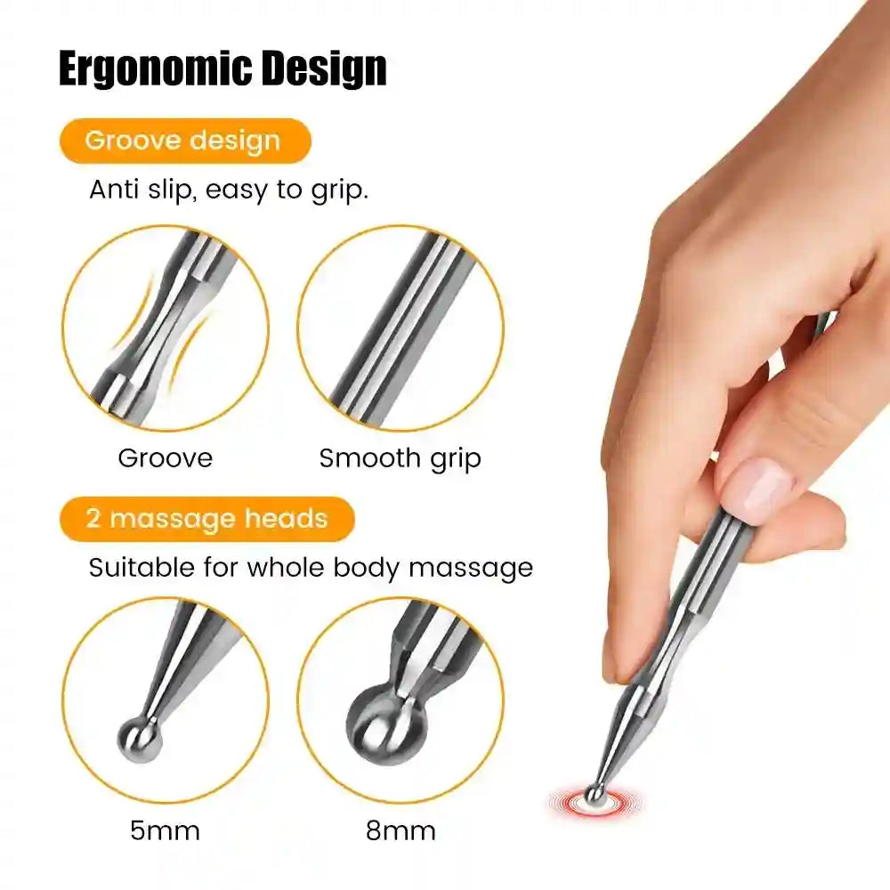 Electric Acupuncture Pen - Deep Tissue Massager for Muscle Relief Eye Massage Instrument Tidesmit