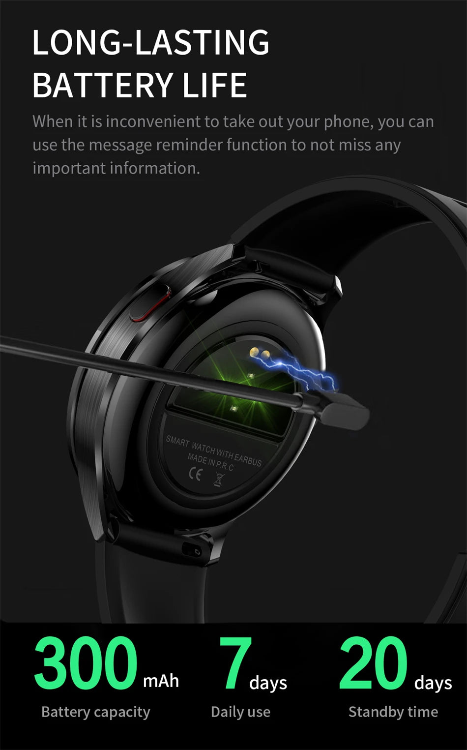 LIGE New 2-in-1 Smart Watch with TWS Bluetooth Earphones Heart Rate Blood Oxygen Monitor New Sport Fitness BT Call Music Watches