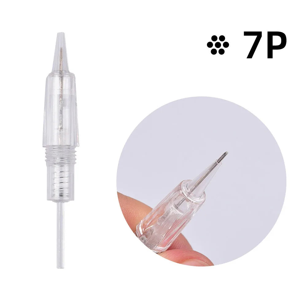 PMU Machine: Digital LED Rotary Permanent Makeup Device Kit Permanent Makeup Machines 7P-30pcs Neeldes Tidesmit