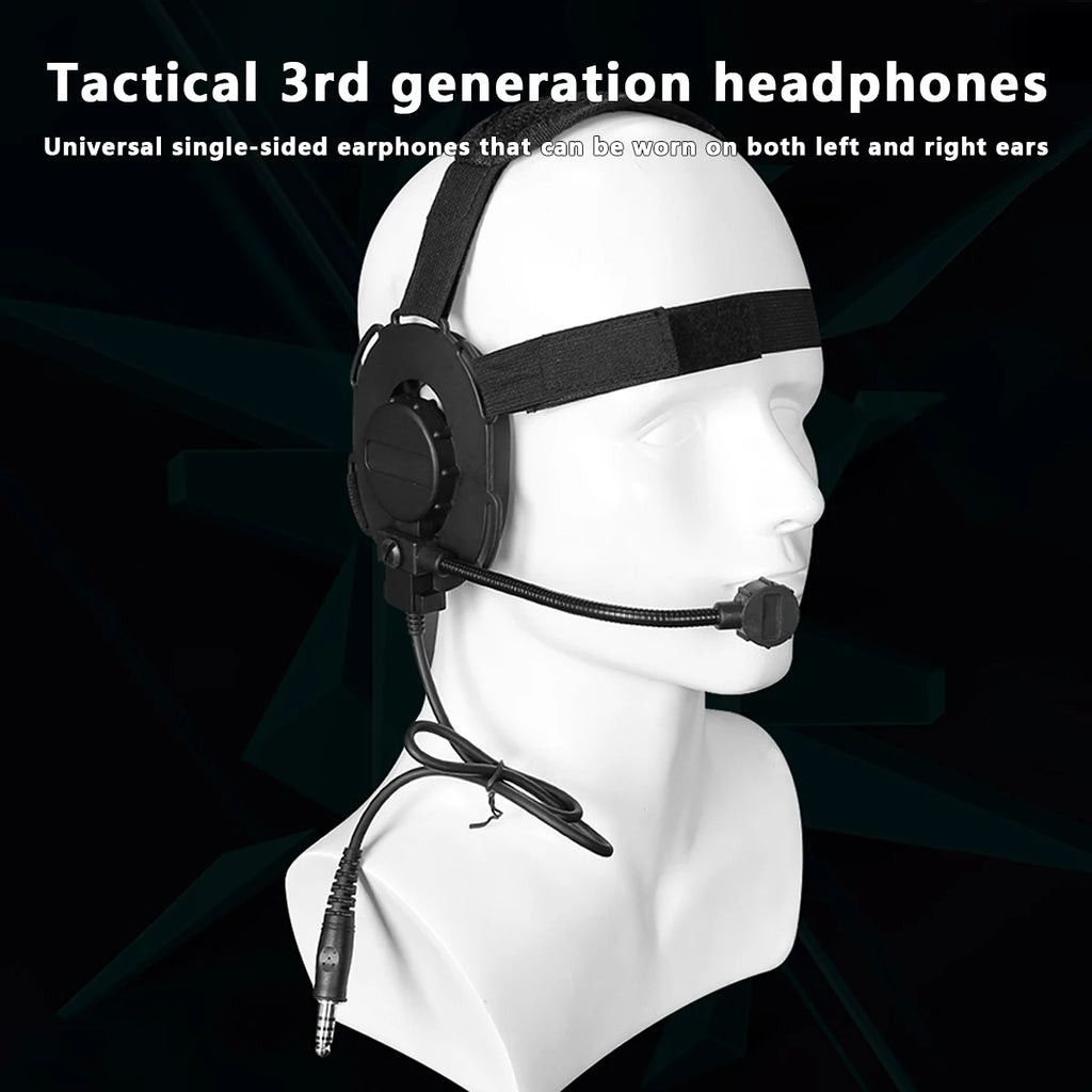 Tactical Shooting Headset with U94 PTT for Baofeng Radio - Tidesmit Tidesmit