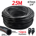 WUJEE 5M-25M DIY Drip Irrigation System Automatic Watering Garden Hose Micro Drip Garden Watering Kits with Adjustable Drippers
