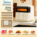 Midea 6.5L Air Fryer Steam Oven Combo 2050W Large Capacity Kitchen Appliance Oil Free Health Cooker Automatic Stirring 220V