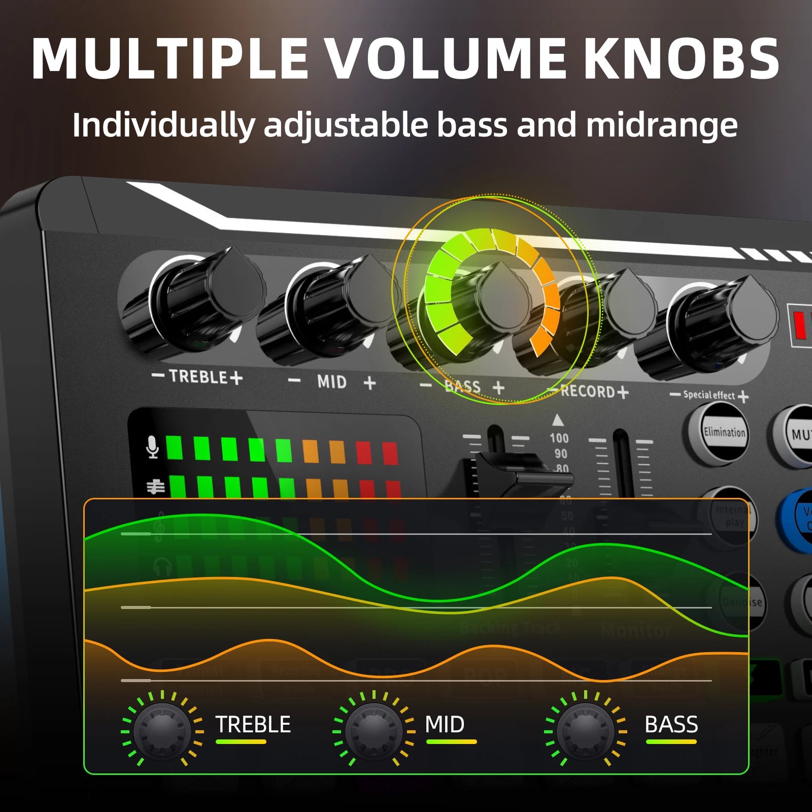 Sound Card Mixer Kit for Live Streaming and Studio Recording Tidesmit