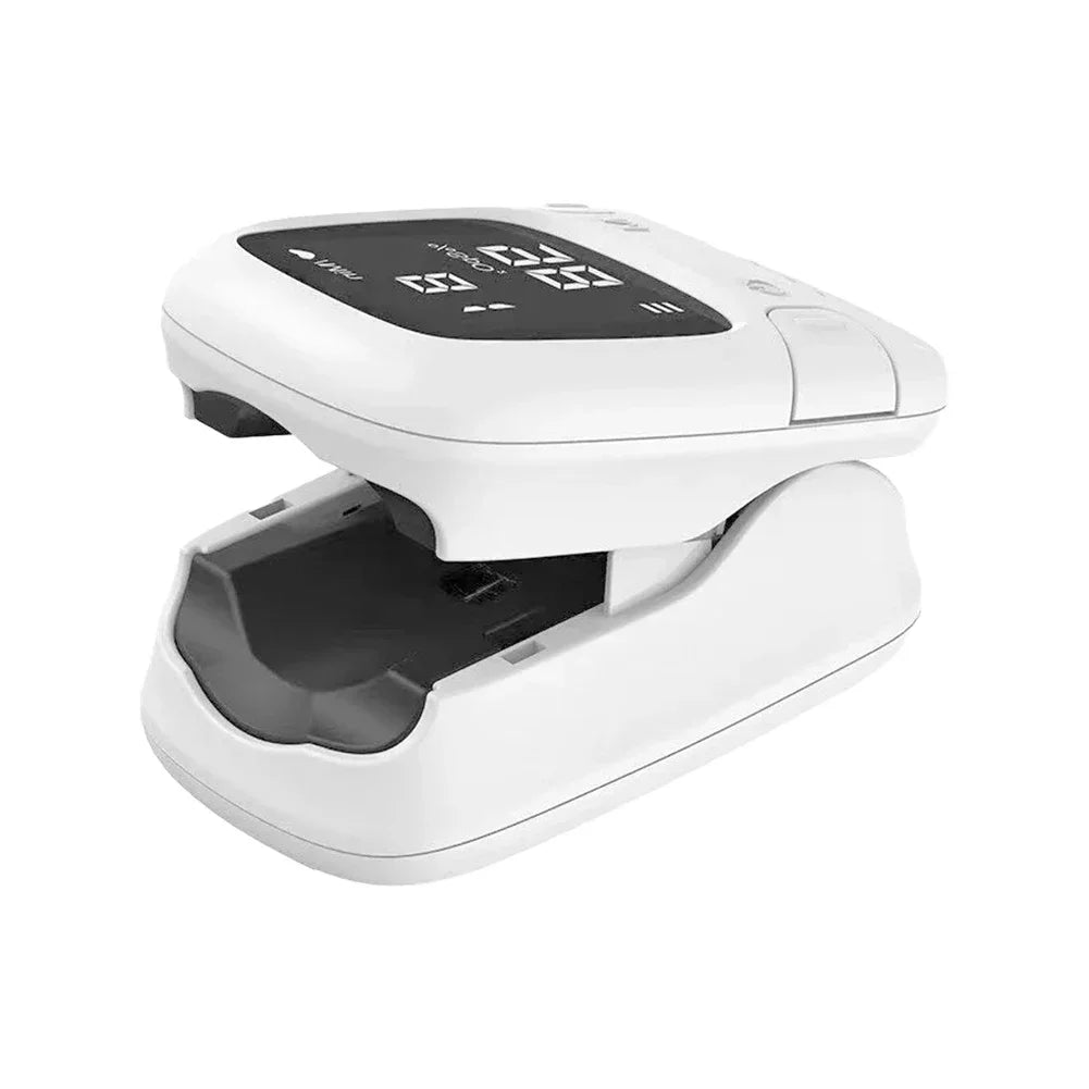 Finger Pulse Oximeter OLED Blood Oxygen Saturation Heart Rate Monitor Oxymeters Medical With Respiratory Digital Oximeter