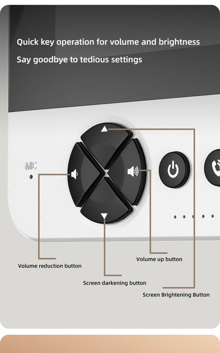 4.3 "visual electronic doorbell 100-degree wide-angle ultra-long standby infrared night vision intelligent cat eye monitoring