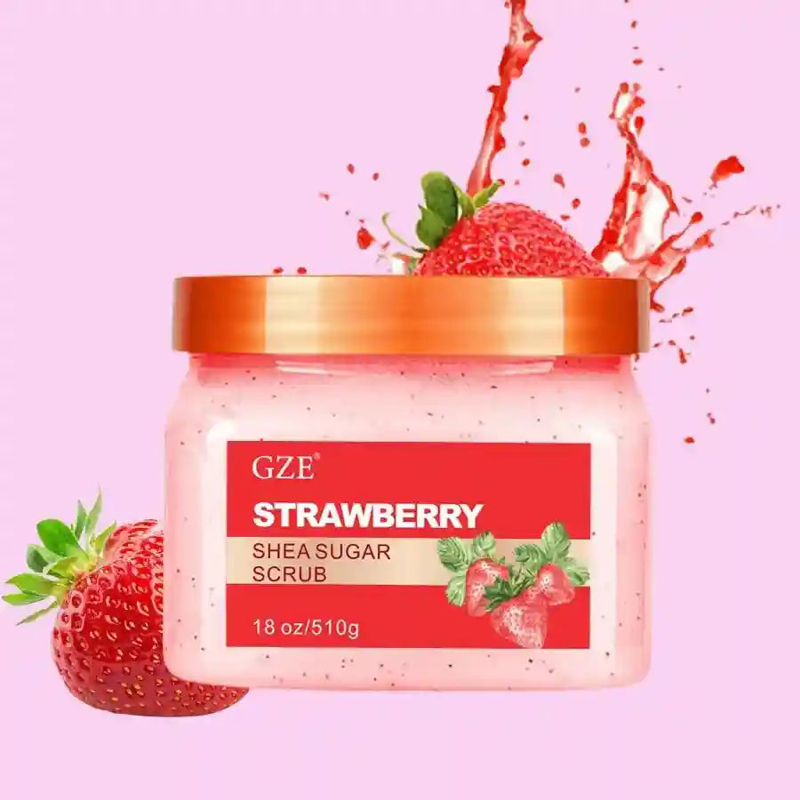 Organic Fruit Sugar Body Scrub | Exfoliating Shea Skin Polish by Tidesmit Scrubs Treatments Tidesmit
