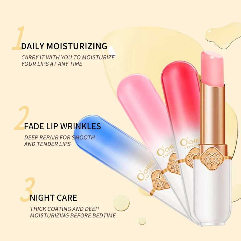 Moisturizing Lip Balm Tint - Fruit Scented Nourishing Treatment by Tidesmit Lip Care Tidesmit