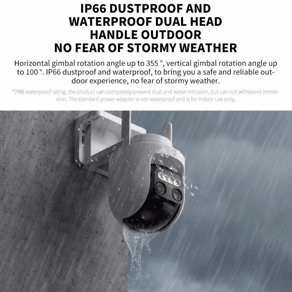 Xiaomi CW700S Outdoor  Camera 2.5K 9X Zoom IP66 AI Human Vehicle Detection Color Night Vision WiFi Cloud Storage H265 -CN