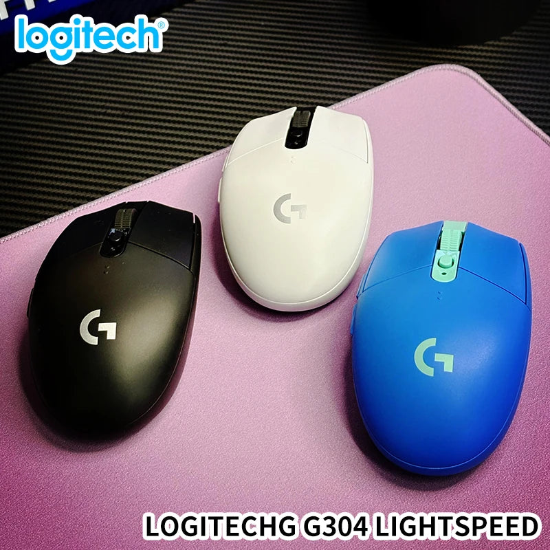 Logitech G304 LIGHTSPEED Wireless Mouse Game Mouse Lightweight and Portable  Light speed PC Gamer Same Model No Driver Vers