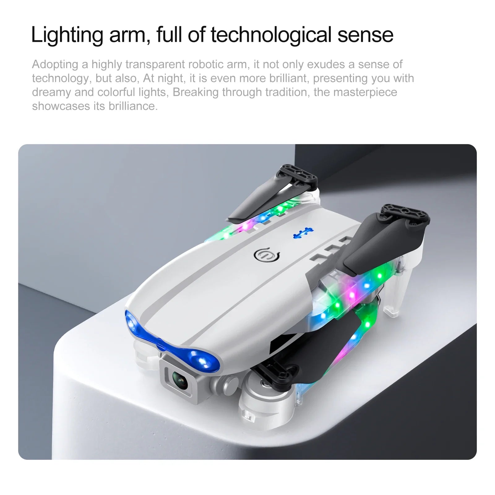 4K Camera Drone - Foldable RC Quadcopter with Obstacle Avoidance Tidesmit