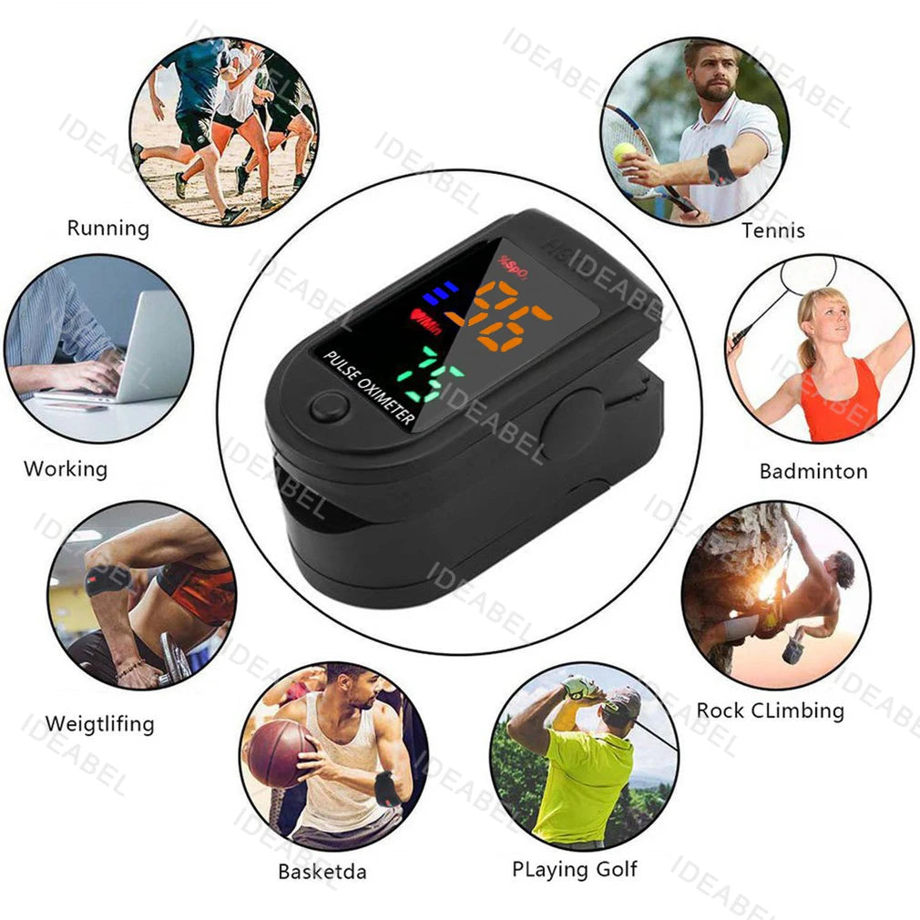 1-10P Finger Pulse Oximeter OLED Blood Oxygen Saturation Heart Rate Monitor Oxymeters Medical With Respiratory Digital Oximeter