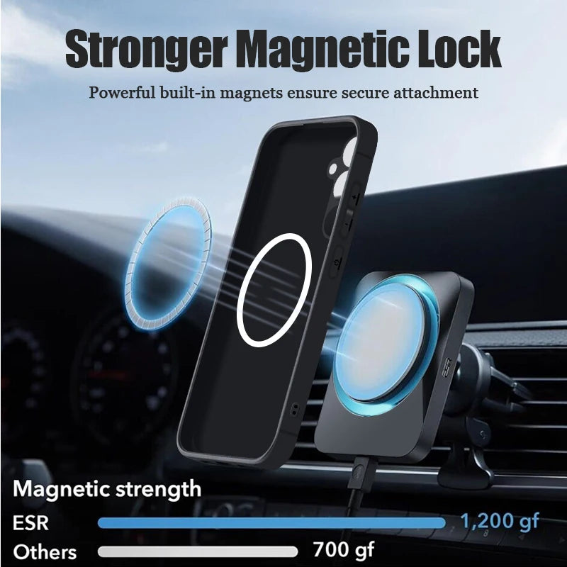 Magnetic Wireless Charging Case for Samsung Galaxy | Military-Grade Protection Tidesmit