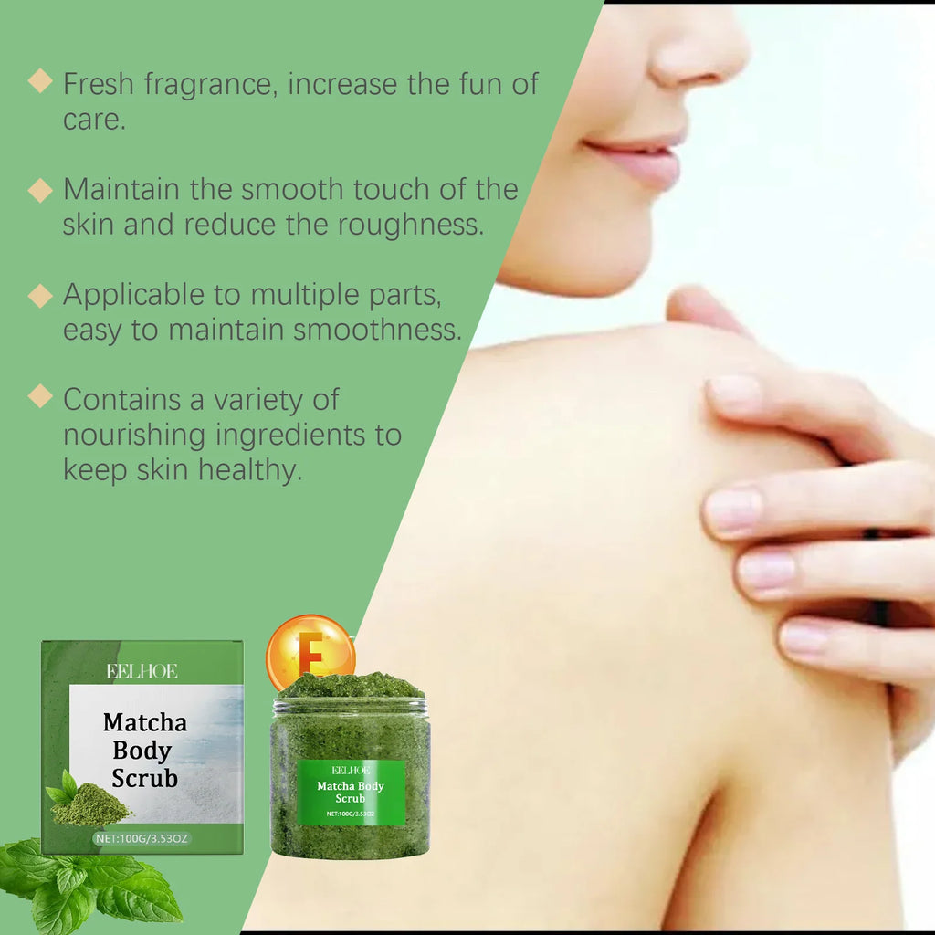 Matcha Sea Salt Body Scrub | Natural Exfoliation for Smooth Skin | 200g Scrubs Treatments Tidesmit
