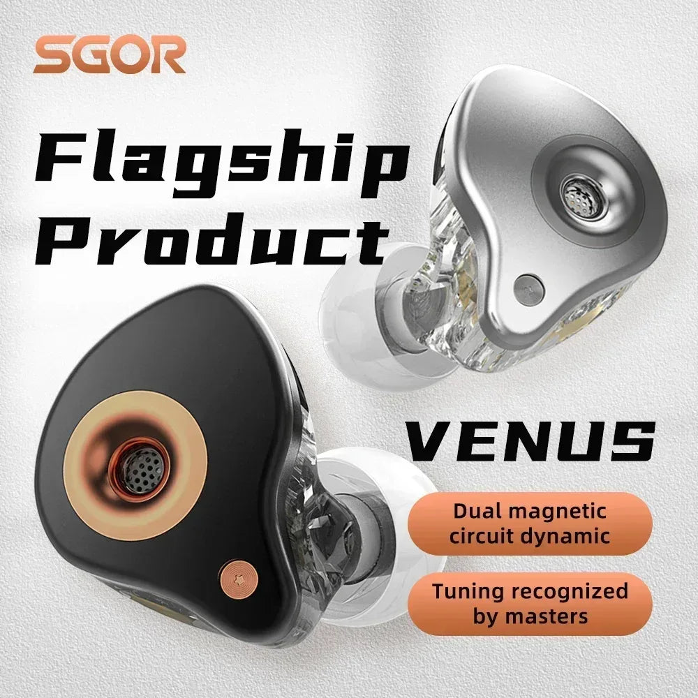 Tidesmit Venus HiFi In-Ear Monitors: Noise Cancelling Bass Audio Tidesmit