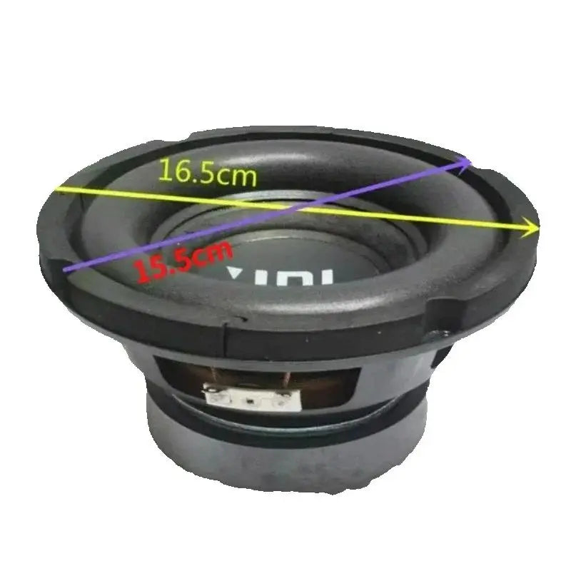 SOTAMIA 1Pcs 6.5 Inch Subwoofer 4 Ohm 80W Card Package Speaker Home Theater Smart Speaker Car Subwoofer Upgrade Modification