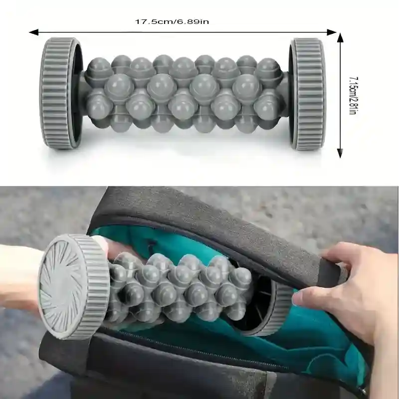 Foot Massage Roller for Plantar Fascia Relief - Ergonomic Manual Tool Massage Roller Tidesmit
