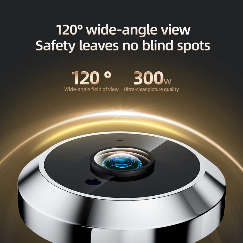 WiFi Digital Door Peephole Camera 4.3Inch Tuya Smart LIfe Eye Cat Human Detection 3MP 120°Angle Night Vision Hidden Video Viewer