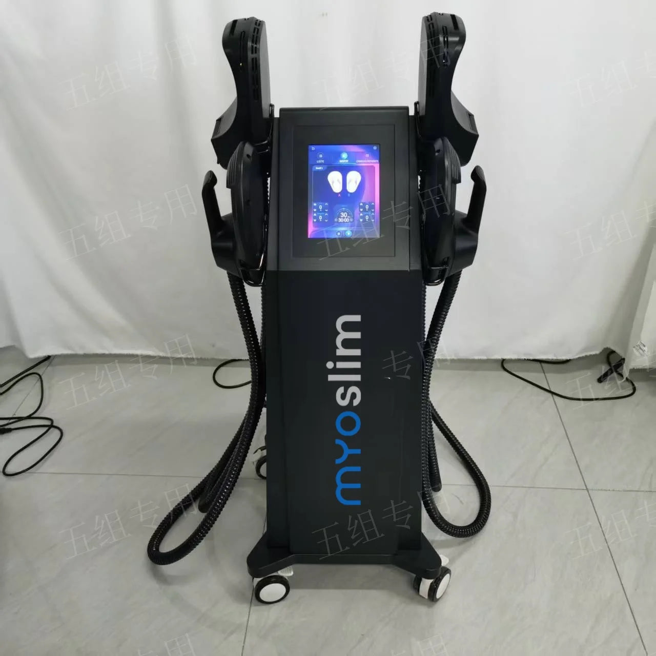 EMS Muscle Sculpting Machine | 6500W RF Body Toner by Tidesmit Body Shaping Massage Equipment 4 handles RF 3 Tidesmit