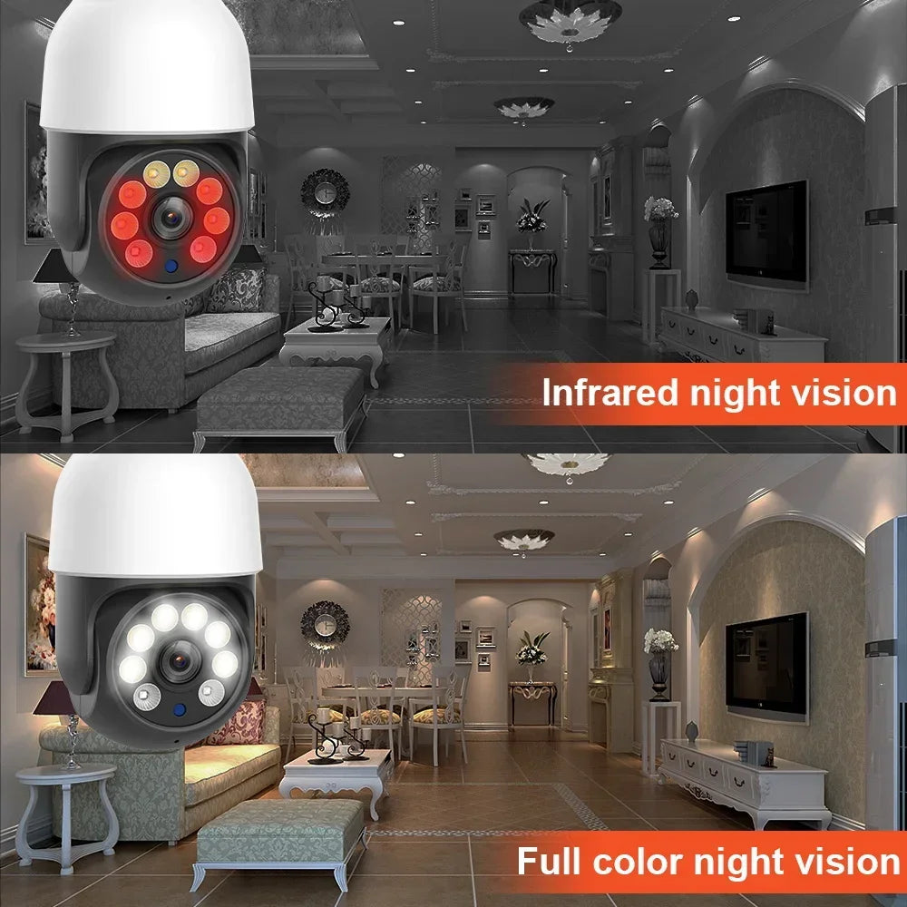 5MP HD Tuya WiFi IP Camera Outdoor Waterproof AI Human Detection ONVIF Smart Wireless CCTV Security Surveillance Outdoor Cam