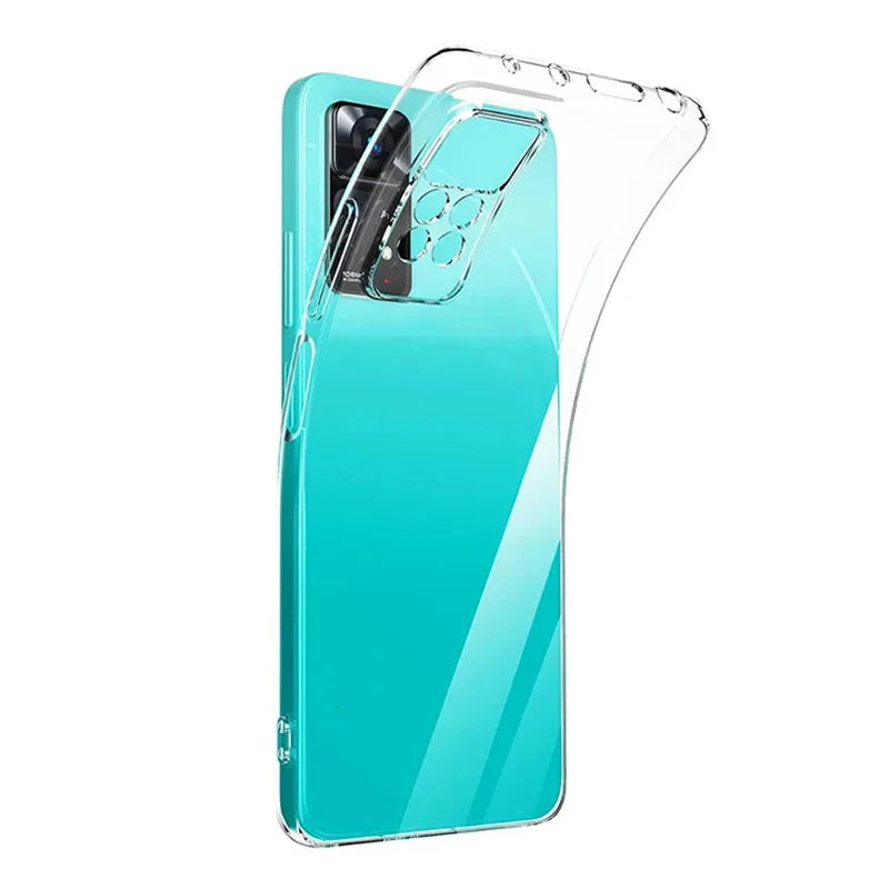 Clear Silicone Xiaomi Redmi Case | Slim Shock-Absorbing Cover REDMI NOTE 11 PRO Tidesmit