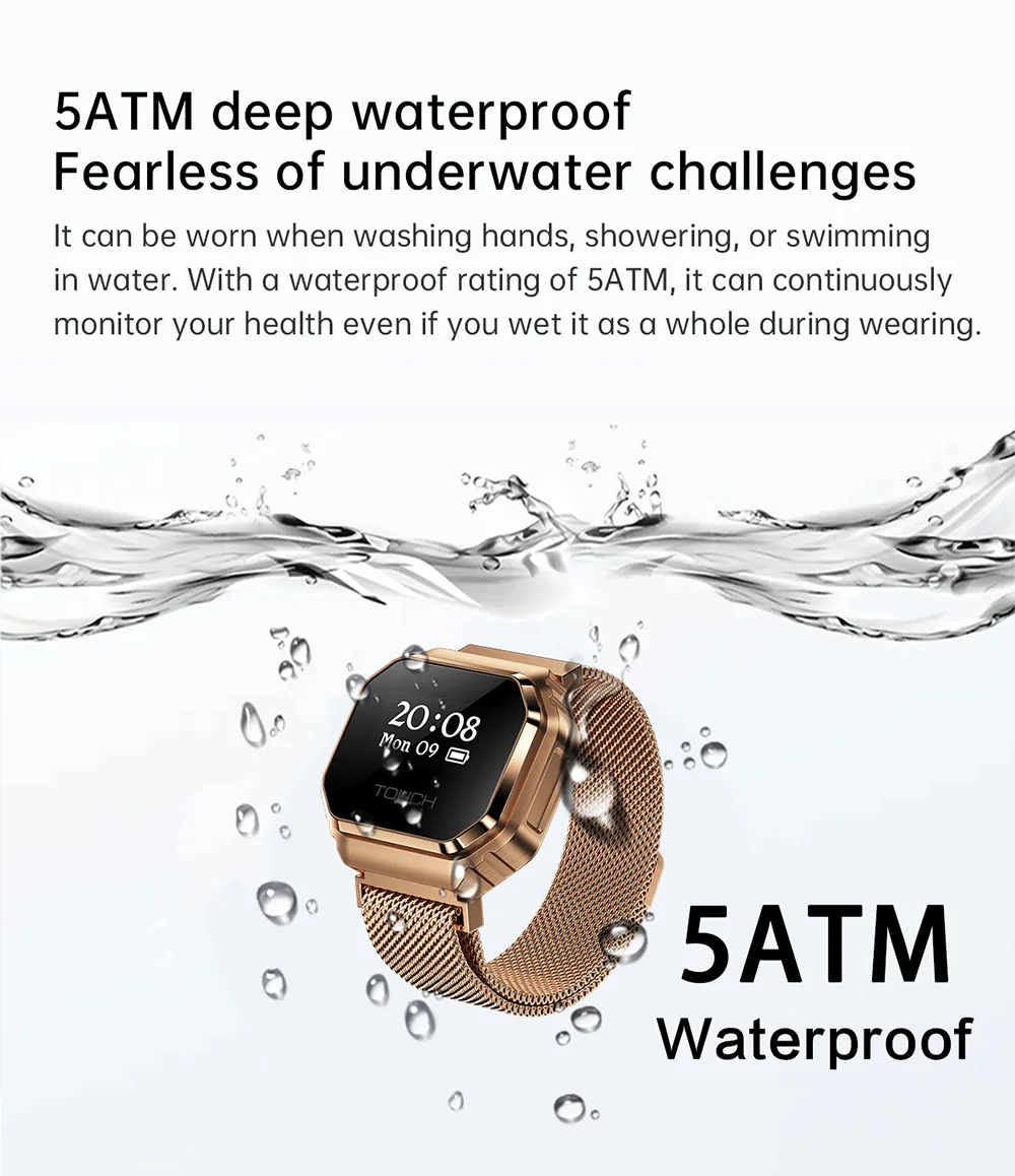 Smart Health Ring: Waterproof Heart Rate & Sleep Monitor Tidesmit