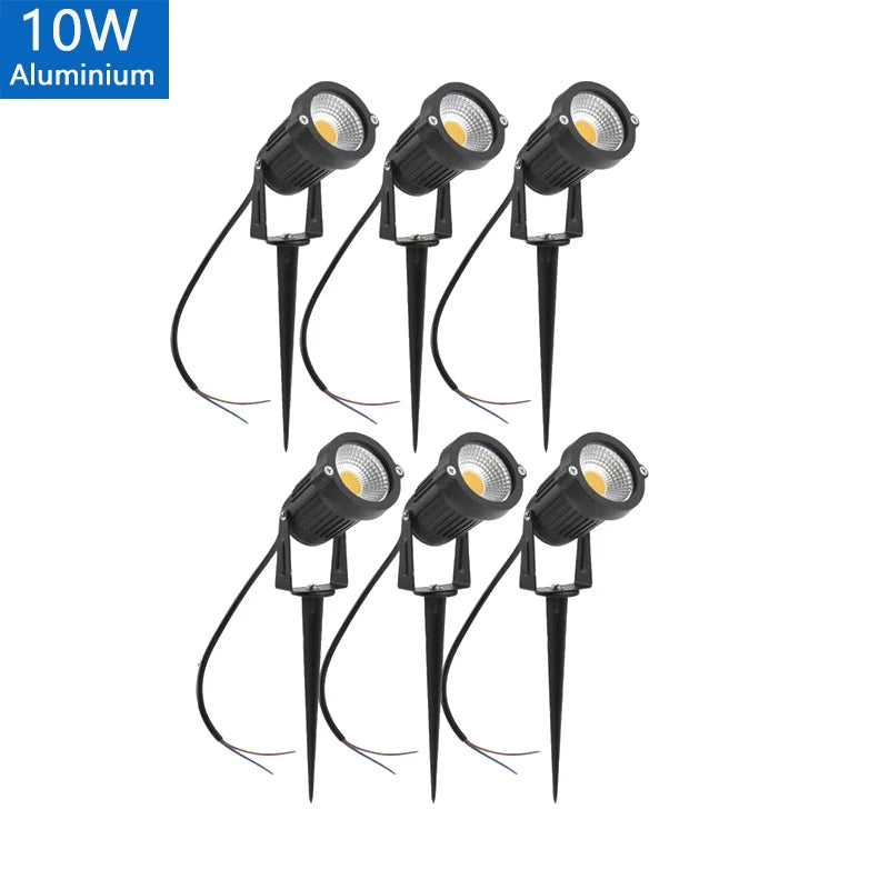 LED Garden Lights Outdoor Waterprof Lawn Lamp 220V110V12V 5W10W15W20W Landscape Spike Bulb IP65 Led Light Garden Path Spotlights