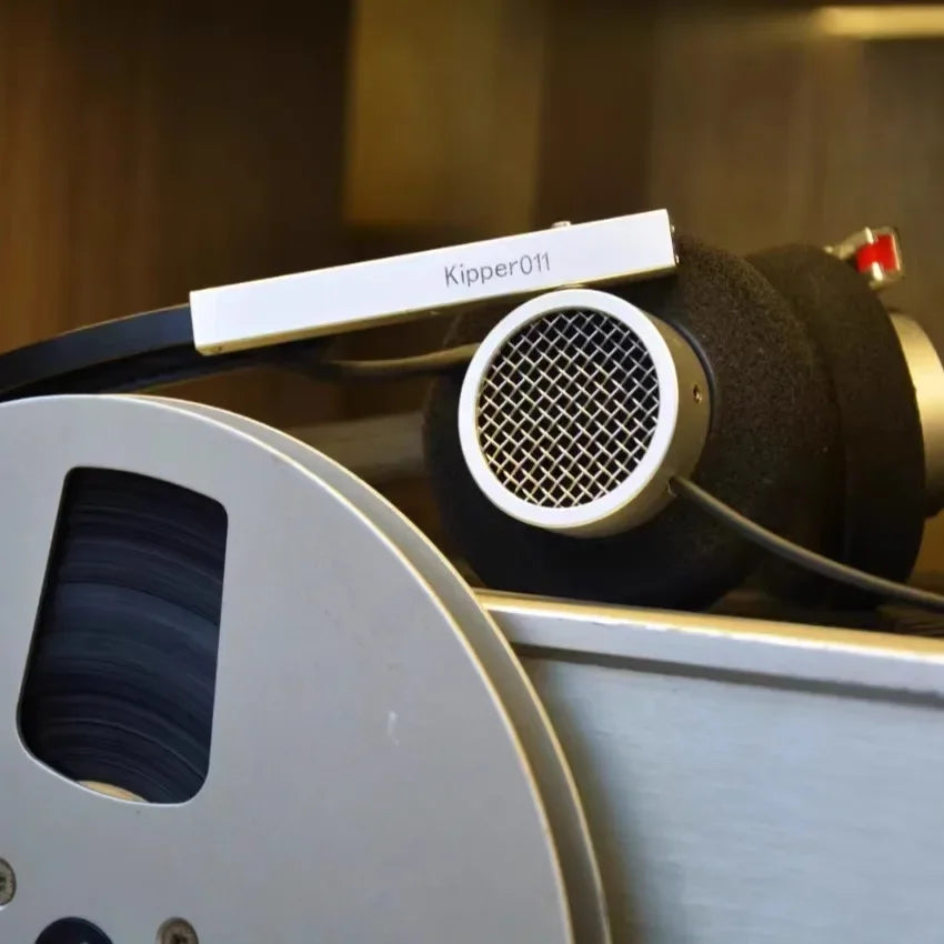Over Ear Wired Headphones with 50mm Drivers - HiFi Audio by Tidesmit Silver Black Tidesmit