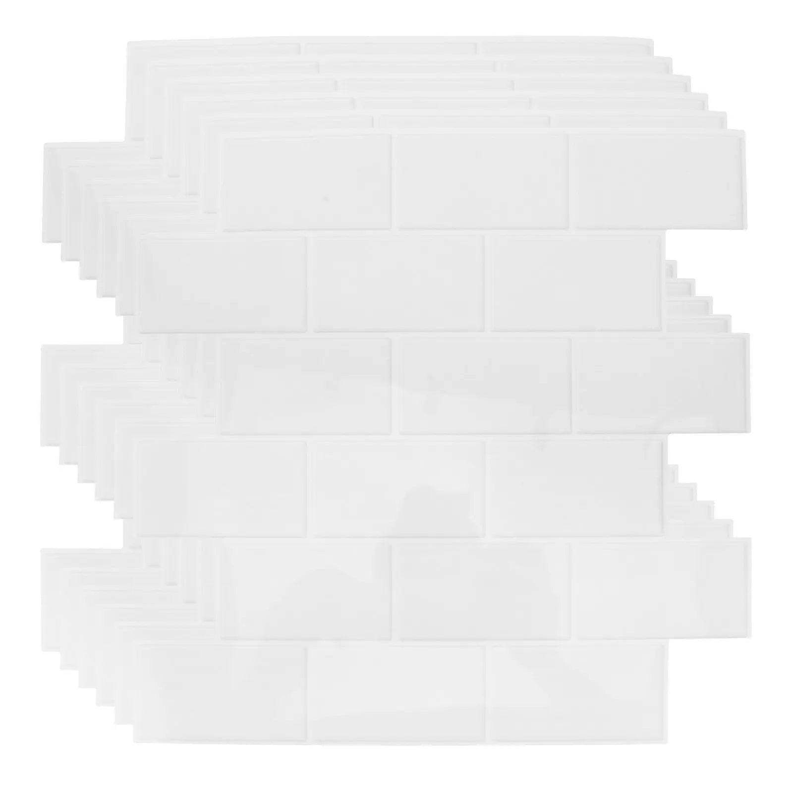 6Pcs Kitchen Tile Stickers Waterproof Peel and Stick Backsplash Tiles Self Adhesive Stone Look Wall Panels for DIY Kitchen