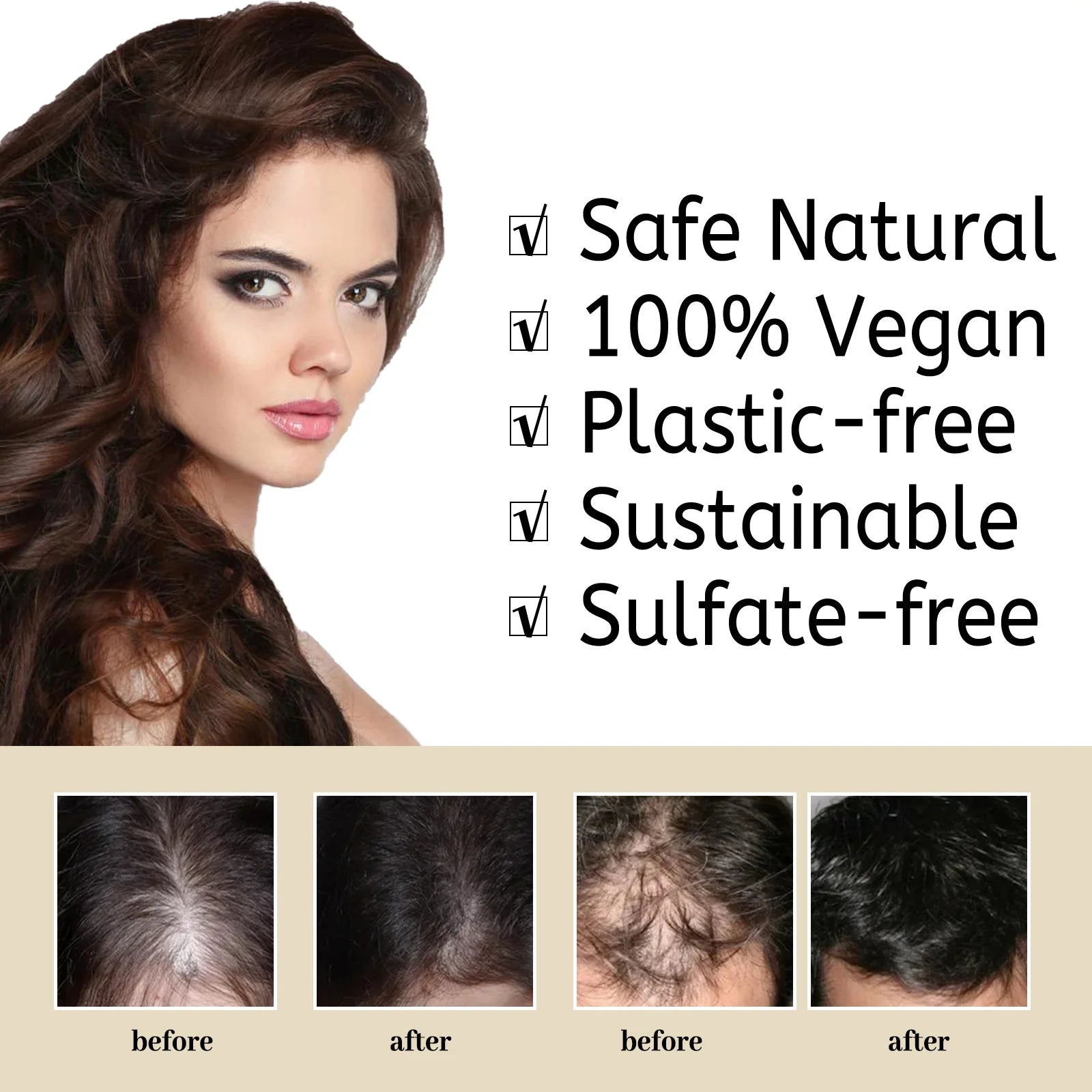 Rice Water Shampoo Soap Solid Hair Growth Shampoo Bar Hair Regrow Shampoo Bar Drop Shipping