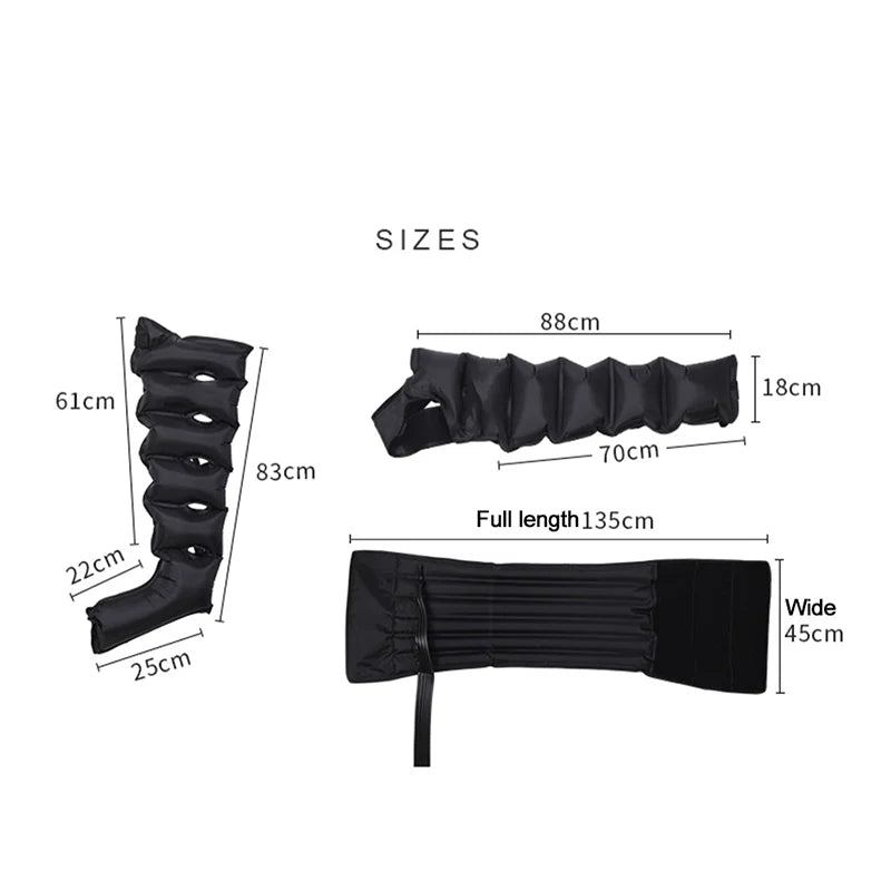 Leg Air Compression Massager for Circulation Relief | Tidesmit Relaxation Treatment Tidesmit