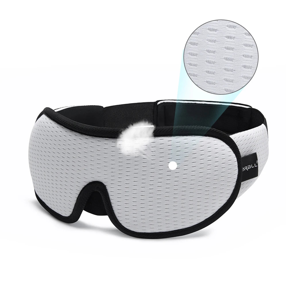 3D Sleep Eye Mask for Sleeping Mask Soft Memory Foam Eye Shades Blindfold Sleeping Aid Face Eyepatch Mask for Travel Couple Gift