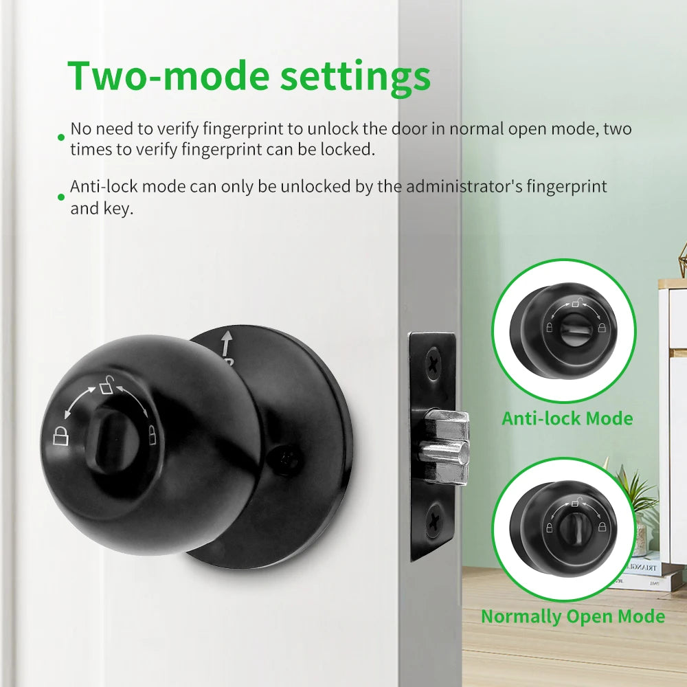 Tuya Smart Lock Fingerprint Key Unlock App Remote Control Intelligent Door Lock Keyless Security Door for Apartment